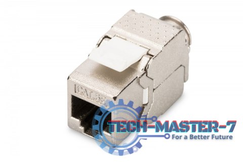 Moduł (gniazdo) Keystone kat. 5e, RJ45 (8P8C), STP, ekranowany, beznarzędziowy, stalowy, klasa D Moduł (gniazdo) Keystone kat. 5e, RJ45 (8P8C), STP, ekranowany, beznarzędziowy, stalowy, klasa D