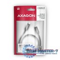BUCM2-CM20AB Kabel USB-C - USB-C, 2.0m 5A charging, ALU, 240W PD, oplot, USB2.0, czarny