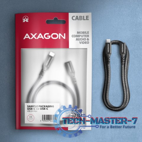 BUCM32-CF05AB Kabel przedłużacz Gen2 USB-C - USB-C 0.5m, 5A, 20Gbps, PD 240W, oplot, czarny BUCM32-CF05AB Kabel przedłużacz Gen2 USB-C - USB-C 0.5m, 5A, 20Gbps, PD 240W, oplot, czarny