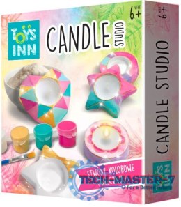 Zestaw kreatywny Candles Studio gipsowe świeczniki