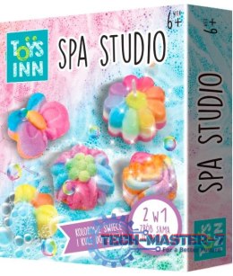 Zestaw kreatywny SPA Studio Flower świece i kule do kąpiel