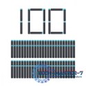 Zestaw strzałek Excel Foam 100 sztuk