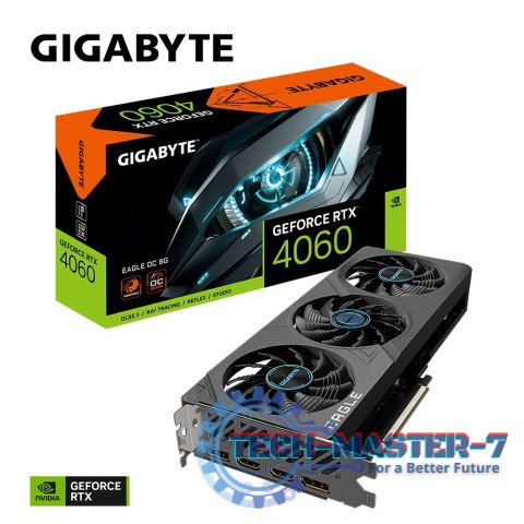 Karta graficzna GeForce RTX 4060 EAGLE OC 8G GDDR6 128bit 2DP/2HDMI Karta graficzna GeForce RTX 4060 EAGLE OC 8G GDDR6 128bit 2DP/2HDMI