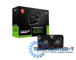 Karta graficzna GeForce RTX 4060 Ventus 2X Black OC 8GB GDDR6 128bit