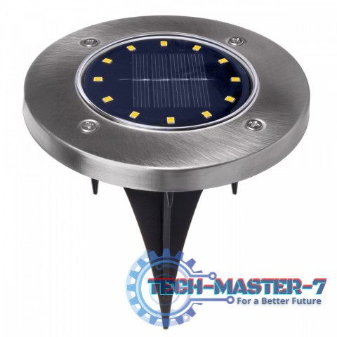 Lampa solarna najazdowa MCE318 LED IP44 12 SMD 4000K Lampa solarna najazdowa MCE318 LED IP44 12 SMD 4000K