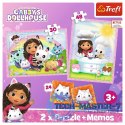 Puzzle 2w1 memos Gabi z kocim przyjacielem Gabbys Dollhouse