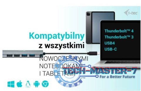 Stacja dokująca USB-C Metal Nano 2x HDMI Display + Power Delivery 100W Stacja dokująca USB-C Metal Nano 2x HDMI Display + Power Delivery 100W