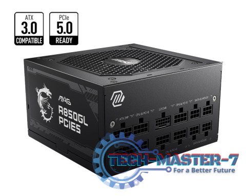 Zasilacz MAG A850GL PCIE5 850W 80PLUS GOLD F.MODULAR Zasilacz MAG A850GL PCIE5 850W 80PLUS GOLD F.MODULAR