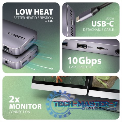 HMC-12GM2 Wieloportowy hub USB 12in1 + M.2 NVMe/SATA pozycja, 10Gbps, 3x USB-A, USB-C, HDMI 4K/60Hz, DP 4K/60Hz, GLAN, SD/microS HMC-12GM2 Wieloportowy hub USB 12in1 + M.2 NVMe/SATA pozycja, 10Gbps, 3x USB-A, USB-C, HDMI 4K/60Hz, DP 4K/60Hz, GLAN, SD/microS
