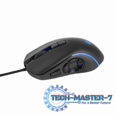 Mysz przewodowa RAGNAR RX500 laserowa RGB 7200 DPI Mysz przewodowa RAGNAR RX500 laserowa RGB 7200 DPI