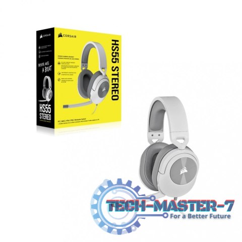 Słuchawki HS55 Stereo białe Słuchawki HS55 Stereo białe