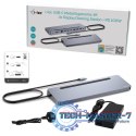 Stacja dokująca USB-C Metal Ergonomic 4K 3x Display Docking Station PD 100W