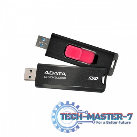 Dysk SSD zewnętrzny SC610 2000 GB USB3.2A Gen2 czarny Dysk SSD zewnętrzny SC610 2000 GB USB3.2A Gen2 czarny