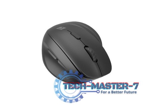 Mysz bezprzewodowa wertykalna Crake 2 2400 DPI Bluetooth 5.2 + 2.4GHz dla leworęcznych Czarna Mysz bezprzewodowa wertykalna Crake 2 2400 DPI Bluetooth 5.2 + 2.4GHz dla leworęcznych Czarna