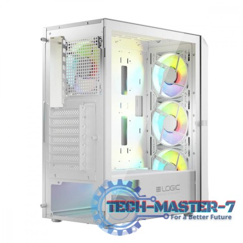 Obudowa Komputerowa Logic Portos ARGB Midi USB 3.0 Biała Obudowa Komputerowa Logic Portos ARGB Midi USB 3.0 Biała