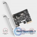 PCES-SJ2 Kontroler PCIe 2x wewnętrzny port SATA 6G, chipset JMB582 SP & LP