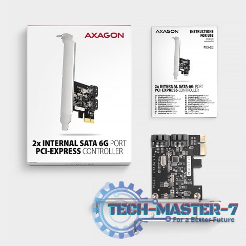 PCES-SJ2 Kontroler PCIe 2x wewnętrzny port SATA 6G, chipset JMB582 SP & LP PCES-SJ2 Kontroler PCIe 2x wewnętrzny port SATA 6G, chipset JMB582 SP & LP