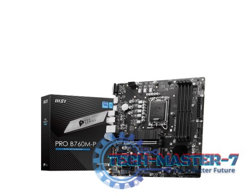 Płyta główna PRO B760M-P s1700 4DDR5 DP/HDMI 2M.2 mATX Płyta główna PRO B760M-P s1700 4DDR5 DP/HDMI 2M.2 mATX