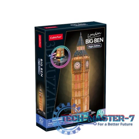 Puzzle 3D Big Ben (wersja nocna)