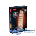 Puzzle 3D LED Krzywa wieża w Pizie (wersja nocna)
