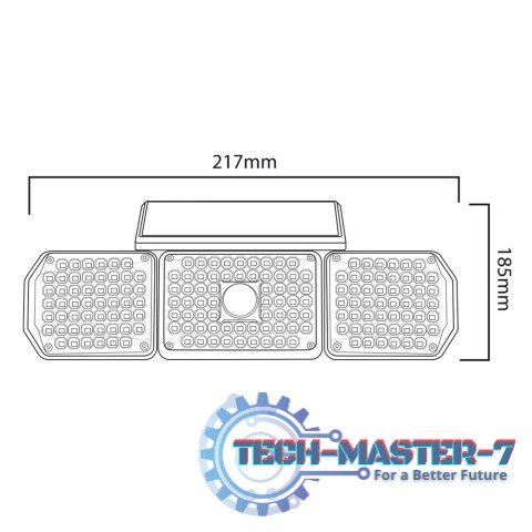 Solarna lampa LED z czujnikiem MCE615 Solarna lampa LED z czujnikiem MCE615