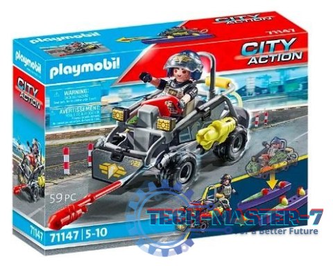 Zestaw z figurką City Action 71147 Quad terenowy jednostki specjalnej Zestaw z figurką City Action 71147 Quad terenowy jednostki specjalnej