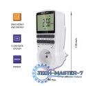 Elektroniczny programator czasowy PC0628 | 3680W | 16A | LCD