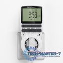 Elektroniczny programator czasowy PC0628 | 3680W | 16A | LCD