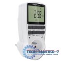 Elektroniczny programator czasowy PC0628 | 3680W | 16A | LCD