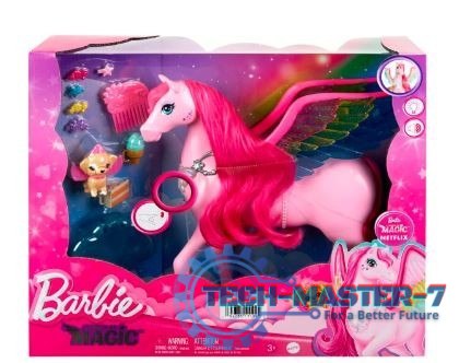 Figurka Barbie Szczypta Magii Pegaz Światła i dźwięki Figurka Barbie Szczypta Magii Pegaz Światła i dźwięki
