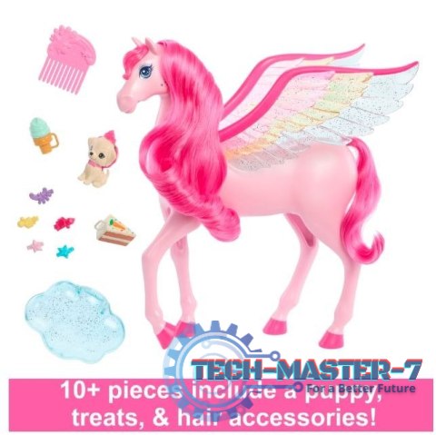 Figurka Barbie Szczypta Magii Pegaz Światła i dźwięki Figurka Barbie Szczypta Magii Pegaz Światła i dźwięki