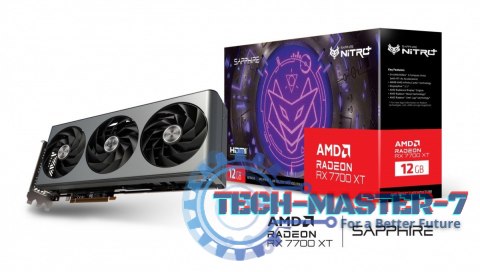 Karta graficzna Radeon RX 7700 XT NITRO+GAMING OC 12GB GDDR6 192bit 2DP Karta graficzna Radeon RX 7700 XT NITRO+GAMING OC 12GB GDDR6 192bit 2DP