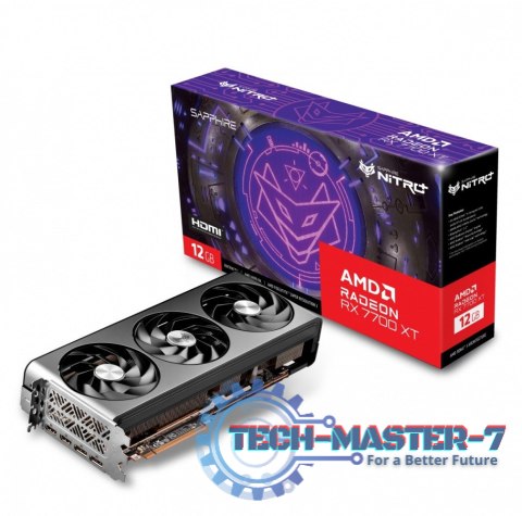 Karta graficzna Radeon RX 7700 XT NITRO+GAMING OC 12GB GDDR6 192bit 2DP Karta graficzna Radeon RX 7700 XT NITRO+GAMING OC 12GB GDDR6 192bit 2DP