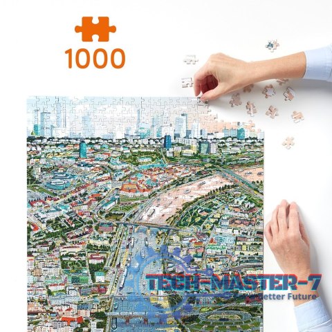 Puzzle Puzzlove Miasto Warszawa 1000 elementów Puzzle Puzzlove Miasto Warszawa 1000 elementów