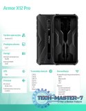 Smartfon Armor X12 Pro 4G 4/64GB IP69K czarny