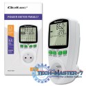 Watomierz Licznik zużycia energii PM0627 z historią pomiaru | 3680W | 16A | LCD