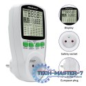 Watomierz Licznik zużycia energii PM0627 z historią pomiaru | 3680W | 16A | LCD