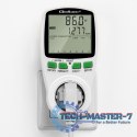 Watomierz Licznik zużycia energii PM0627 z historią pomiaru | 3680W | 16A | LCD