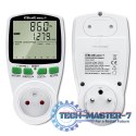 Watomierz Licznik zużycia energii PM0627 z historią pomiaru | 3680W | 16A | LCD