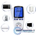 Watomierz licznik zużycia energii PM0626 | 3680W | 16A | LCD
