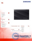 Dysk zewnętrzny SSD T9 1TB USB3.2 GEN.2 czarny
