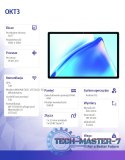 Tablet OKT3 8/256GB 8250 mAh 10.51" niebieski