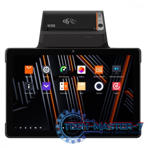 Terminal Mobilny V3 Mix, Android 13, 4/32GB, 2+0.3 MP camera, 4G, Finger sensor, 80mm printer, Sunmi 1101 Scanner Terminal Mobilny V3 Mix, Android 13, 4/32GB, 2+0.3 MP camera, 4G, Finger sensor, 80mm printer, Sunmi 1101 Scanner