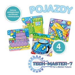 Wyklejanka Genialny Dzieciak Zręczna rączka - Pojazdy