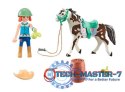Zestaw z figurkami Horses 71358 Ellie i Sawdust ćwiczące western riding