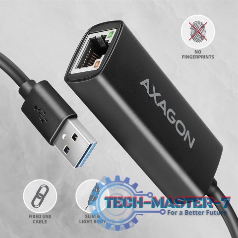 ADE-AR Karta sieciowa Gigabit Ethernet adapter, USB-A 3.2 Gen 1, instalacja automatyczna ADE-AR Karta sieciowa Gigabit Ethernet adapter, USB-A 3.2 Gen 1, instalacja automatyczna
