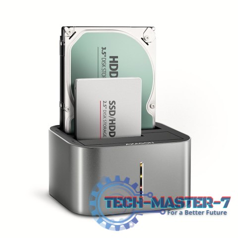 ADSA-DC Stacja dokująca USB 3.2 Gen 1 - 2x SATA 6G 2.5"/3.5" SSD/HDD ADSA-DC Stacja dokująca USB 3.2 Gen 1 - 2x SATA 6G 2.5"/3.5" SSD/HDD