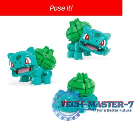 Klocki MEGA Pokemon Duży Bulbasaur Klocki MEGA Pokemon Duży Bulbasaur