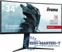Monitor 34 cale GCB3480WQSU-B1 VA,UWQHD,180HZ,0.4ms,1500R(Curved), 2xHDMI,2xDP,2xUSB 3.2,2x3W,HDR400,HAS(110mm),VESA(100x100mm