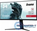 Monitor 34 cale GCB3480WQSU-B1 VA,UWQHD,180HZ,0.4ms,1500R(Curved), 2xHDMI,2xDP,2xUSB 3.2,2x3W,HDR400,HAS(110mm),VESA(100x100mm